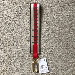 LULULEMON- Never Lost Keychain- Wordmark. NWT.